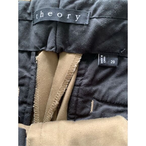 Theory men’s khaki chino pants size 29 - Picture 3 of 5